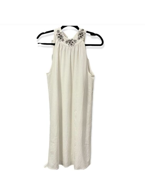 Vera Moda Dresses & Skirts - VERA MODA Snow White Taylor Halterneck Beaded Mini Dress M